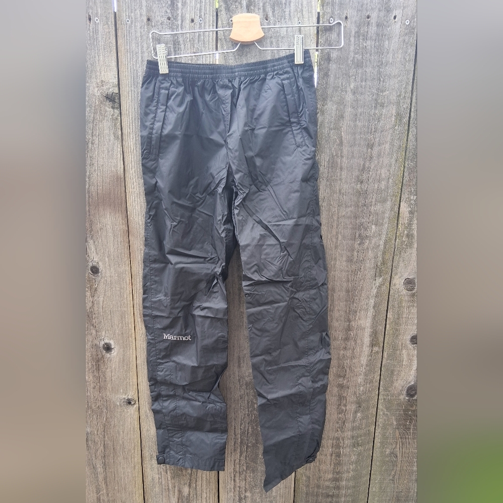 Marmot Black Rain Pants YL